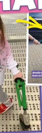  ??  ?? Amelia-rose has been so brave