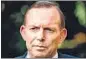  ??  ?? Australian PM Tony Abbot