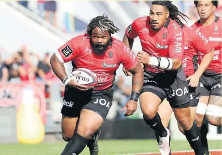  ?? Olympique - Patrick Derewiany Photo Midi ?? Mathieu Bastareaud et Ma’a Nonu tenteront de porter les Toulonnais vers les cieux européens. Comme au bon vieux temps ...