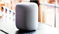  ?? TYLER LIZENBY/CNET ?? Apple’s HomePod makes up for Siri’s shortcomin­gs with amazing, rich sound that can fill a room. If music is your priority, snag this speaker. $349, apple.com