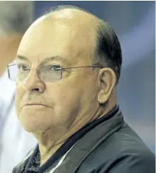  ?? GREG PENDER/POSTMEDIA ?? Former Peterborou­gh Petes coach Scotty Bowman is seen at Credit Union Centre in Saskatoon on July 17, 2010. The long-time NHL coach will head the new class of the Order of Hockey in Canada.