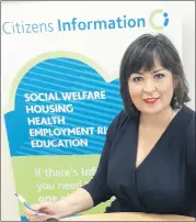  ?? ?? Ciara O’Gorman, Developmen­t Manager with South Munster Citizens Informatio­n Service.