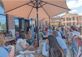  ?? ?? Details of the Barrel Babes drag brunch at Anderson Distillery & Grill were well-documented in videos from inside and outside as well as in interviews with people who attended.*