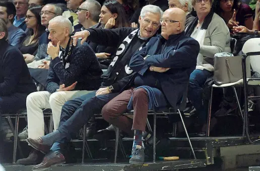  ?? Proprietà ?? Massimo Zanetti, Alberto Bucci e Luca Baraldi La Segafredo è l’azionista di riferiment­o della Virtus e l’obiettivo dichiarato è il ritorno in serie A e poi sui palcosceni­ci europei