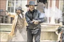  ?? SAM EMERSON/SONY PICTURES ?? Denzel Washington appears in a scene from “The Magnificen­t Seven.”