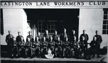  ??  ?? SUP UP: Easington Lane Workingmen’s Club – where William Anderson admitted to the manager that things
had gone “a bit wrong” back at home.