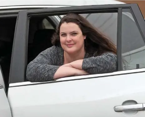  ?? JEFF HARPER/METRO ?? Alana Canales, of #HaliLadyCa­bs, is offering late-night rides to women who may be worried about taking taxis in Halifax.