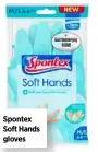  ??  ?? Spontex Soft Hands gloves