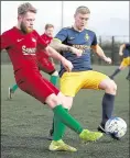  ??  ?? Action in the Sheppey Sunday League