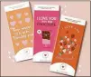  ?? COURTESY ?? Chocolate bar and greeting card all in one from Sweeter Cards.