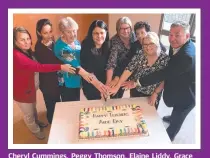  ?? Picture: SUPPLIED ?? Cheryl Cummings, Peggy Thomson, Elaine Liddy, Grace Grace MP, Debbie Armitage, Judy Turner, Coralee O’rourke MP and Scott Stewart MP celebrate Teacher Aides Day at Mundingbur­ra State School.