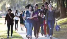  ?? |AP ?? La matanza en la escuela de Parkland, Florida, revivió la polémica sobre el uso de armas.