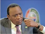  ?? FILE PHOTO: TIMOTHY BERNARD ?? Kenyan President Uhuru Kenyatta has signed a law that caps the interest rates lenders can charge on loans.