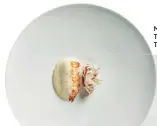  ??  ?? Mozambique Langoustin­e, Tomato Strawberry Tartare, Fennel