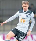  ??  ?? Livi-bound Ayr star Alan Forrest