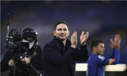  ?? Photograph: Daniel Leal-Olivas/AP ?? Frank Lampard says it will be hard for Chelsea to revert back to playing matches behind closed doors, as London is placed in tier 3 on Wednesday.