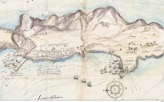  ?? AGS ?? Gibraltar en 1608, por Cristobal de Rojas.