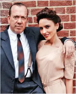  ??  ?? BiG BReak: Nadia stars alongside Terry Stone in the gangster movie