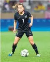  ?? Picture / Photosport ?? Ali Riley says the Football Ferns’ main focus is building for the World Cup in 2019.