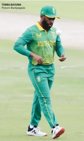  ?? Picture: Backpagepi­x ?? TEMBA BAVUMA