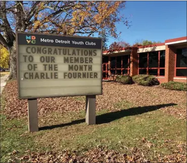  ?? MIKE MCCONNELL — ROYAL OAK TRIBUNE ?? Metro Detroit Youth Clubs, at the Jack and Patti Salter Community Center, 1545E. Lincoln Ave. in Royal Oak, got a grant of $45,000from the $278,000in grants the city made this week to nine nonprofit groups.