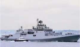  ??  ?? Over the years, Russian vendors have supplied over $100 million worth of spare parts and back-up support for the first six Krivak-class vessels: INS Trikand ( pictured) Talwar, Trishul, Tabar, Teg, and Tarkash