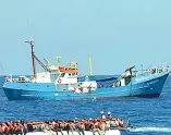  ??  ?? Iuventa La nave appartiene a Jugend Rettet, un’organizzaz­ione di giovani europei di Berlino