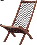  ??  ?? Chaise Brommo en bois teint, chez Ikea, 99 $ www.ikea.com