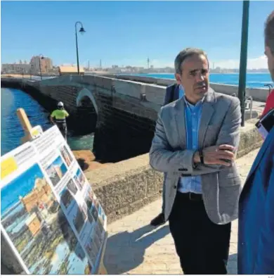  ?? D.C. ?? José Pacheco, el pasado octubre, en una visita a unas obras en Cádiz.