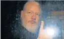  ??  ?? FACING JUSTICE: WikiLeaks founder Julian Assange