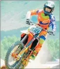  ?? TC310518SP­02 Photo Andy McGechan ?? RAPID racer James Scott to compete in the World Junior Motocross Championsh­ips.