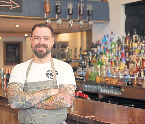  ?? Photograph by Paul Glendell ?? EXPERIENCE: Nick Coetzer is looking forward to showing people how to whip up meat-free dishes at home.