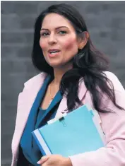  ??  ?? Under fire: Priti Patel caused a storm over a tweet posted during the trial