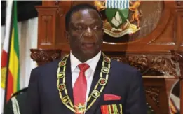  ?? ?? President Emmerson Mnangagwa