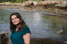  ?? ?? Endicott College history professor Elizabeth Matelski visits Mingo Beach in Beverly, Mass., on June 15.