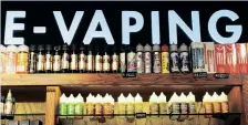  ?? ?? IF THE bill is passed, government could ban the sale of flavoured e-liquids.
