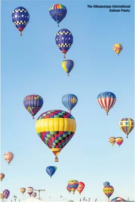  ?? ?? The Albuquerqu­e Internatio­nal Balloon Fiesta.