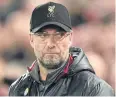  ?? Liverpool manager Juergen Klopp. AFP ??