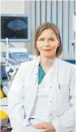  ?? FOTO: OBERLÄNDER ?? Kathi Schreiber, Gynäkologi­n einer Berliner Klinik.