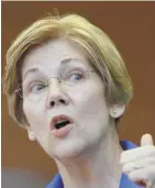  ??  ?? U.S. SeN. eLIZABeTH WArreN