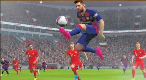  ??  ?? El Barça es uno de los pocos equipos de las grandes ligas europeas sobre los que Konami tiene licencia.