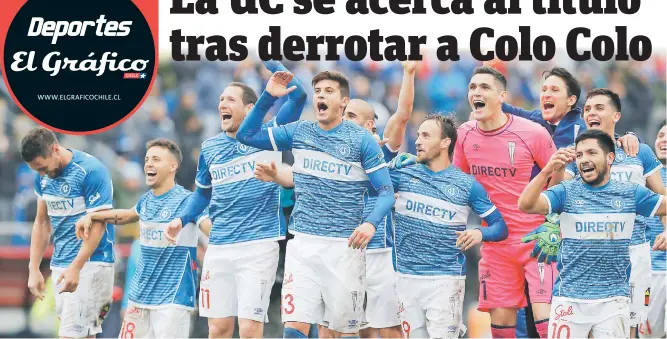  ?? | PHOTOSPORT ?? Los “cruzados” celebraron junto a un San Carlos lleno