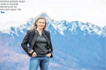  ?? PHOTO: LEIGH JEFFERY ?? Full circle . . . Compass Agribusine­ss’s new general manager, sustainabi­lity, Jacqui Macalister is relishing being back in New Zealand.