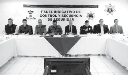  ?? ESPECIAL ?? Se realizó el Panel Indicativo de Control y Secuencia de Seguridad.