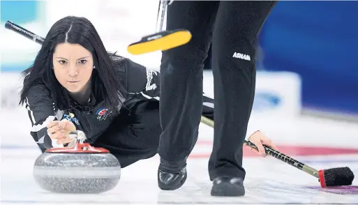  ?? SEAN KILPATRICK THE CANADIAN PRESS FILE PHOTO ?? After the pressure-cooker of the Manitoba playdowns, skip Kerri Einarson feels her team is battle-ready to wear Manitoba’s buffalo in Moose Jaw.