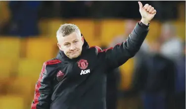  ?? File / Reuters ?? ↑ During the lockdown, Ole Gunnar Solskjaer has been in constant contact with players and staff on the phone in a bid to ensure they are ready, if and when matches can resume.