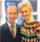  ??  ?? Henry Bolton with ex-girlfriend Jo Marney.