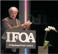  ?? Contribute­d ?? John Ralston Saul is one the high-profile artists at Harbourfro­nt Centre events like the Internatio­nal Festival of Authors.