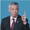  ?? EPA ?? Singaporea­n Prime Minister Lee Hsien Loong