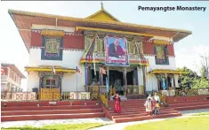  ??  ?? Pemayangts­e Monastery